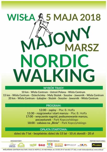 Majowy Marsz Nordic Walking w Wiśle